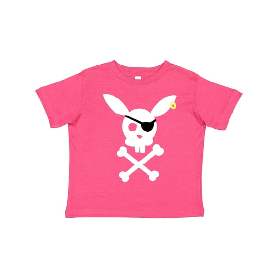 Inktastic Cute Easter Pirate Bunny with Eyepatch and Earring Boys or Girls Toddler T-Shirt