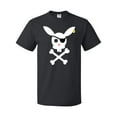 thumbnail image 1 of Inktastic Cute Easter Pirate Bunny with Eyepatch and Earring T-Shirt, 1 of 5