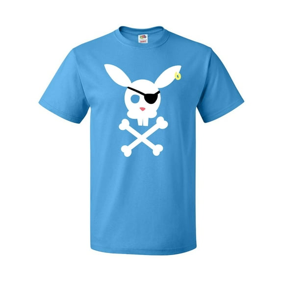 Inktastic Cute Easter Pirate Bunny with Eyepatch and Earring T-Shirt