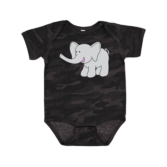 Inktastic Cute Elephant Boys or Girls Baby Bodysuit