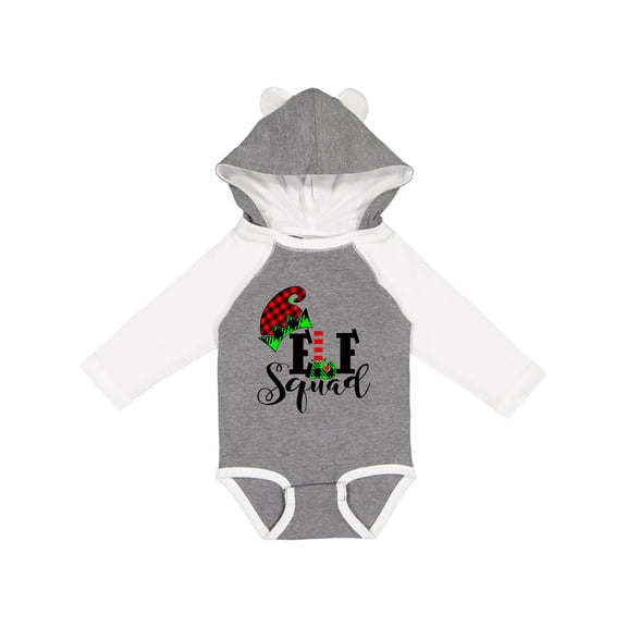 Inktastic Cute Elf Squad Boys or Girls Long Sleeve Baby Bodysuit