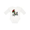 thumbnail image 1 of Inktastic Cute Elf Squad Boys or Girls Long Sleeve Baby Bodysuit, 1 of 5