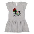 thumbnail image 1 of Inktastic Cute Elf Squad Girls Toddler Dress, 1 of 5