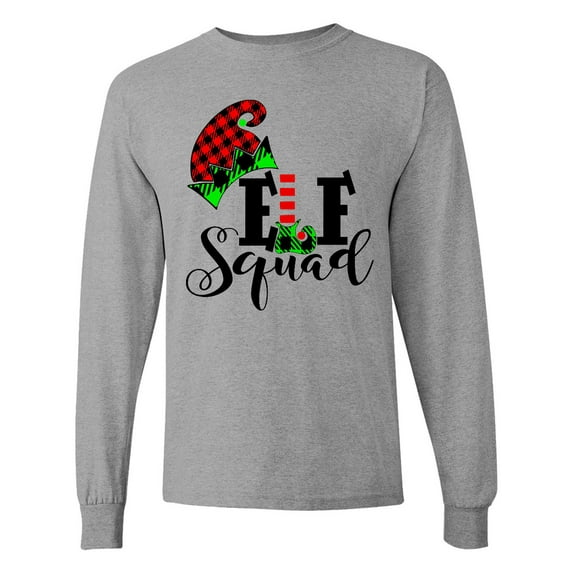 Inktastic Cute Elf Squad Long Sleeve T-Shirt