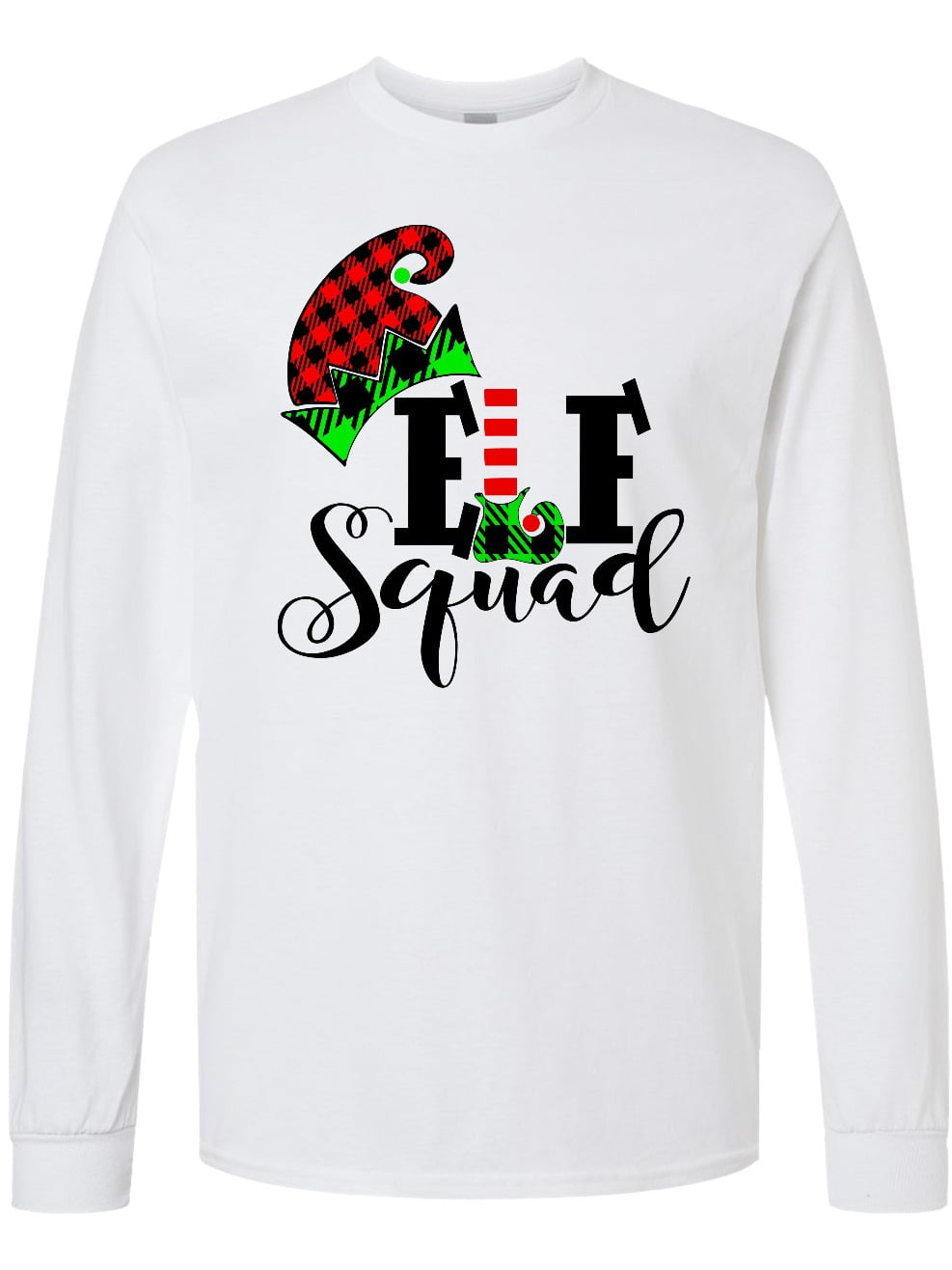 Inktastic Cute Elf Squad Long Sleeve T-Shirt