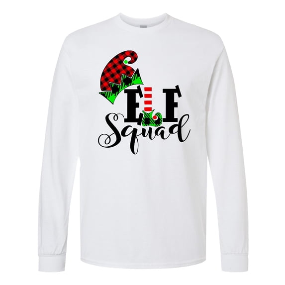 Inktastic Cute Elf Squad Long Sleeve T-Shirt