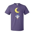 thumbnail image 1 of Inktastic Cute Fairy, Fairy On The Moon, Fairy On A Swing T-Shirt, 1 of 5