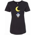 thumbnail image 1 of Inktastic Stardust Fairy, Cute Fairy, Fairy on a Swing, Moon Women's T-Shirt, 1 of 5