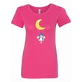 thumbnail image 1 of Inktastic Stardust Fairy, Cute Fairy, Fairy on a Swing, Moon Women's T-Shirt, 1 of 5