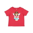thumbnail image 1 of Inktastic Cute Fairy, Magic Fairy, Brown Hair, Mushroom Girls Baby T-Shirt, 1 of 5