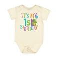 thumbnail image 1 of Inktastic Cute First Birthday Monster 1 Year Old Boys or Girls Baby Bodysuit, 1 of 5