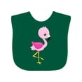 thumbnail image 1 of Inktastic Cute Flamingo, Baby Flamingo, Pink Flamingo, Bird Girls Baby Bib, 1 of 4
