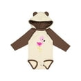 thumbnail image 1 of Inktastic Cute Flamingo, Baby Flamingo, Pink Flamingo, Bird Girls Long Sleeve Baby Bodysuit, 1 of 5
