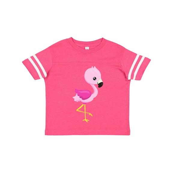 Inktastic Cute Flamingo, Baby Flamingo, Pink Flamingo, Bird Girls Toddler T-Shirt
