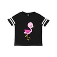 thumbnail image 1 of Inktastic Cute Flamingo, Baby Flamingo, Pink Flamingo, Bird Girls Toddler T-Shirt, 1 of 5