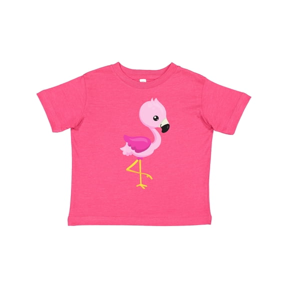 Inktastic Cute Flamingo, Baby Flamingo, Pink Flamingo, Bird Girls Toddler T-Shirt