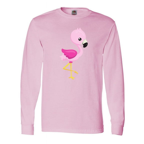 Inktastic Cute Pink Baby Flamingo Long Sleeve T-Shirt
