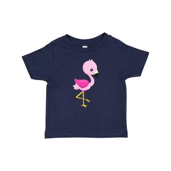 Inktastic Cute Flamingo, Baby Flamingo, Pink Flamingo Girls Baby T-Shirt