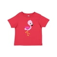 thumbnail image 1 of Inktastic Cute Flamingo, Baby Flamingo, Pink Flamingo Girls Baby T-Shirt, 1 of 5