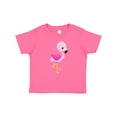 thumbnail image 1 of Inktastic Cute Flamingo, Baby Flamingo, Pink Flamingo Girls Baby T-Shirt, 1 of 5