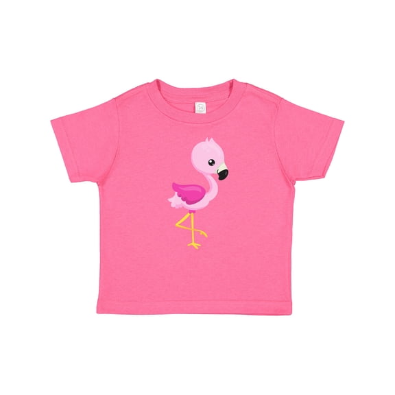 Inktastic Cute Flamingo, Baby Flamingo, Pink Flamingo Girls Baby T-Shirt