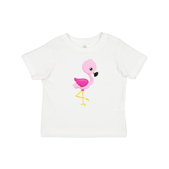 Inktastic Cute Flamingo, Baby Flamingo, Pink Flamingo Girls Baby T-Shirt