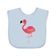 thumbnail image 1 of Inktastic Cute Flamingo Bird Boys or Girls Baby Bib, 1 of 4