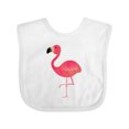 thumbnail image 1 of Inktastic Cute Flamingo Bird Boys or Girls Baby Bib, 1 of 4
