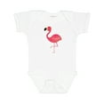 thumbnail image 1 of Inktastic Cute Flamingo Bird Boys or Girls Baby Bodysuit, 1 of 5