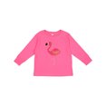 thumbnail image 1 of Inktastic Cute Flamingo Bird Boys or Girls Long Sleeve Toddler T-Shirt, 1 of 5