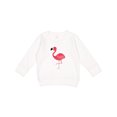 thumbnail image 1 of Inktastic Cute Flamingo Bird Toddler Sweatshirt, 1 of 4