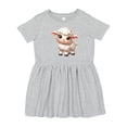 thumbnail image 1 of Inktastic Cute Fluffy Lamb Girls Toddler Dress, 1 of 5