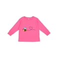 thumbnail image 1 of Inktastic Cute Flying Bumble Bee Boys or Girls Long Sleeve Toddler T-Shirt, 1 of 5