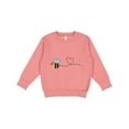 thumbnail image 1 of Inktastic Cute Flying Bumble Bee Toddler Sweatshirt, 1 of 4