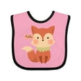 thumbnail image 1 of Inktastic Cute Fox Hello Boys or Girls Baby Bib, 1 of 4