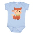 thumbnail image 1 of Inktastic Cute Fox Hello Boys or Girls Baby Bodysuit, 1 of 5