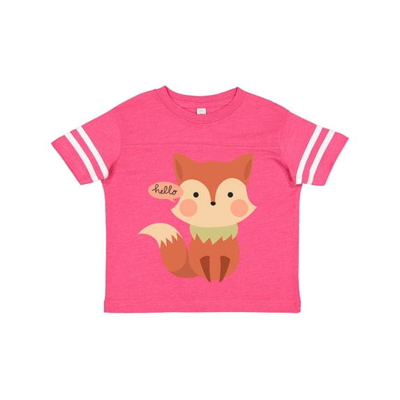 Inktastic Cute Fox Hello Boys or Girls Toddler T-Shirt
