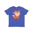 thumbnail image 1 of Inktastic Cute Fox Hello Youth T-Shirt, 1 of 5
