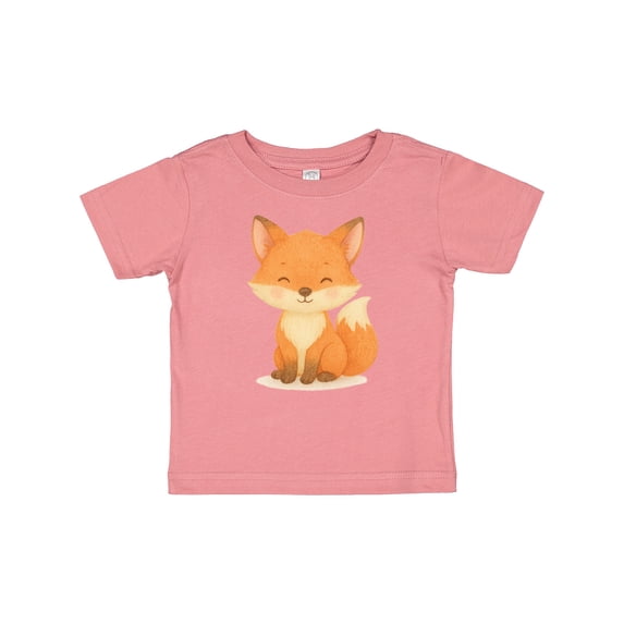 Inktastic Cute Fox Illustration Boys or Girls Baby T-Shirt