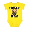 thumbnail image 1 of Inktastic Cute French Bulldog Frenchie Squad Boys or Girls Baby Bodysuit, 1 of 5