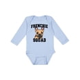 thumbnail image 1 of Inktastic Cute French Bulldog  Frenchie Squad Boys or Girls Long Sleeve Baby Bodysuit, 1 of 5