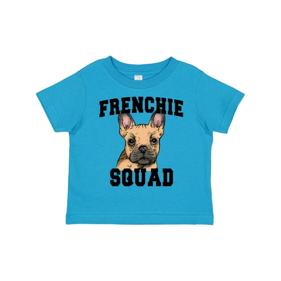 Inktastic Cute French Bulldog Frenchie Squad Boys or Girls Toddler T-Shirt