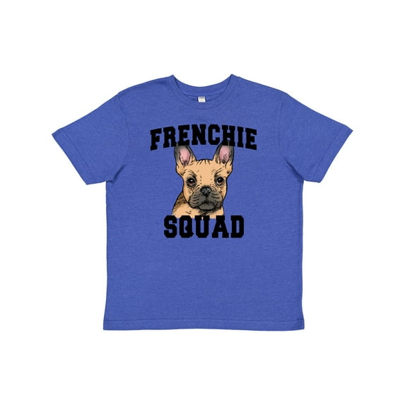 Inktastic Cute French Bulldog Frenchie Squad Youth T-Shirt