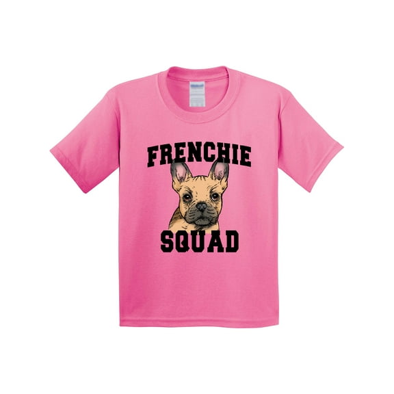 Inktastic Cute French Bulldog Frenchie Squad Youth T-Shirt