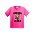 thumbnail image 1 of Inktastic Cute French Bulldog Frenchie Squad Youth T-Shirt, 1 of 5