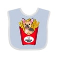 thumbnail image 1 of Inktastic Cute Frenchie in French Fries Boys or Girls Baby Bib, 1 of 4