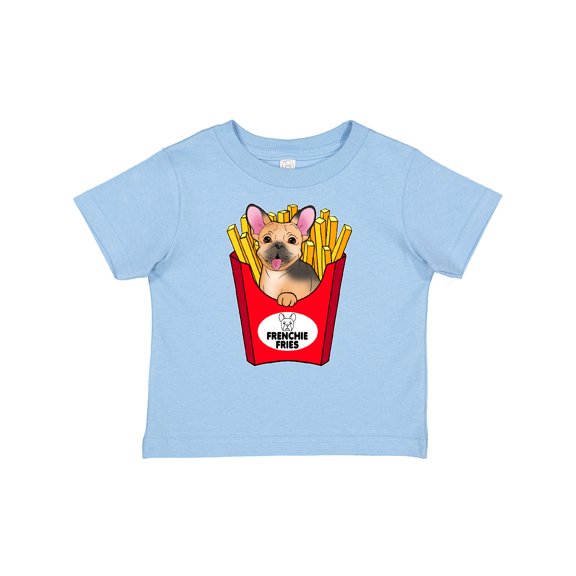 Inktastic Cute Frenchie in French Fries Boys or Girls Baby T-Shirt