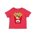 thumbnail image 1 of Inktastic Cute Frenchie in French Fries Boys or Girls Toddler T-Shirt, 1 of 5