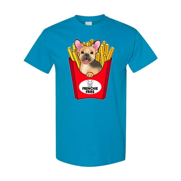 Inktastic Cute Frenchie in French Fries T-Shirt