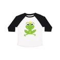 thumbnail image 1 of Inktastic Cute Frog, Green Frog, Crown, Frog Prince Boys or Girls Toddler T-Shirt, 1 of 5